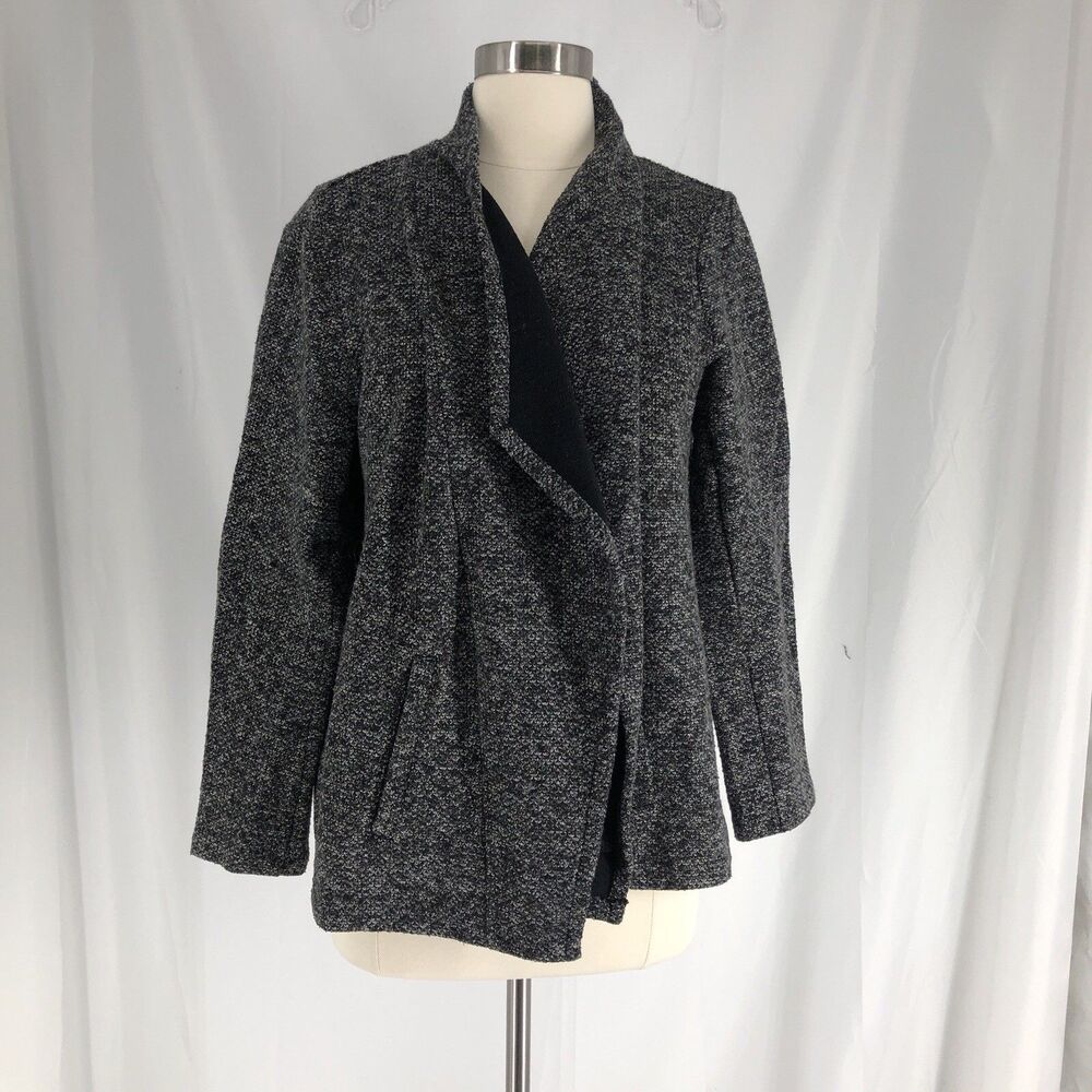 Banana Republic Knit Cardigan Sweater Open Front Pattern Womens Large
